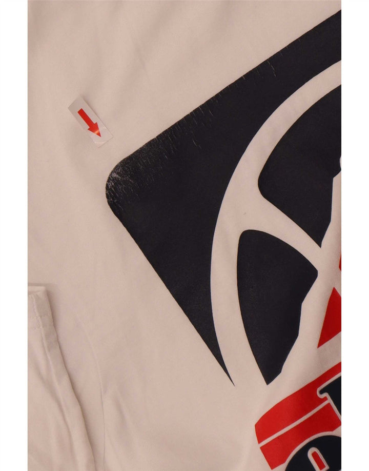 Ellesse Mens Graphic T-Shirt Top Small White Cotton