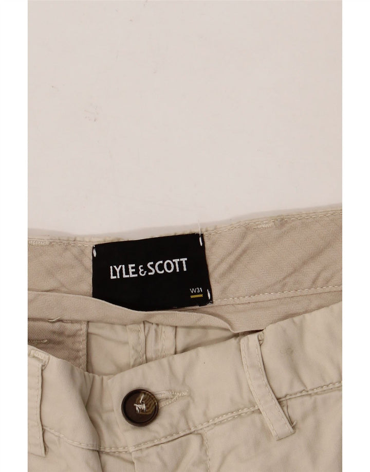 Lyle & Scott Mens Chino Shorts W31 Medium Beige