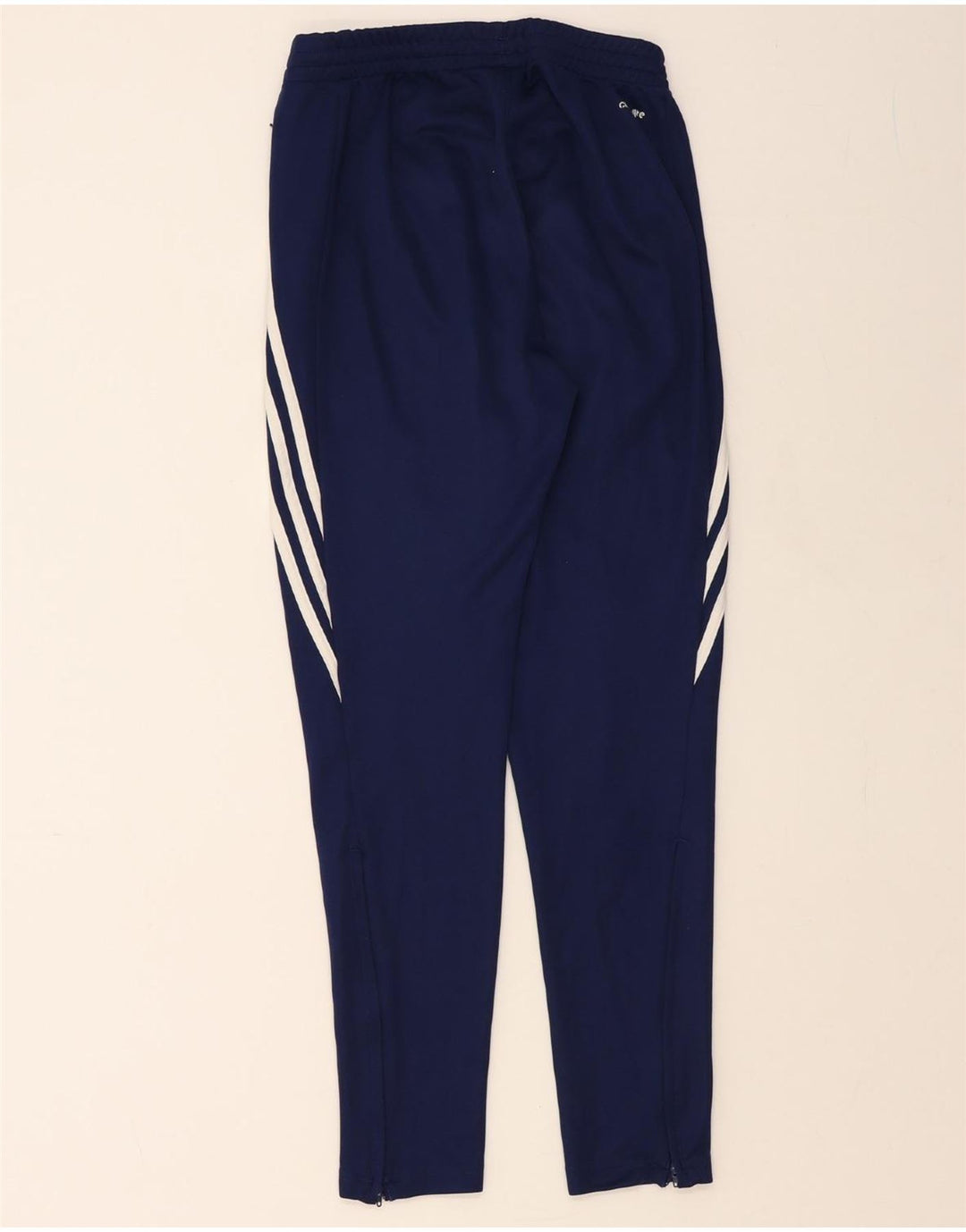 ADIDAS Mens Climalite Tracksuit Trousers Small  Navy Blue Polyester Vintage Adidas and Second-Hand Adidas from Messina Hembry 
