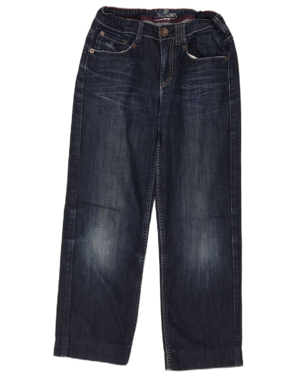 Jeans dritti con grafica per ragazzi Tommy Hilfiger 15-16 anni W30 L24 cotone blu