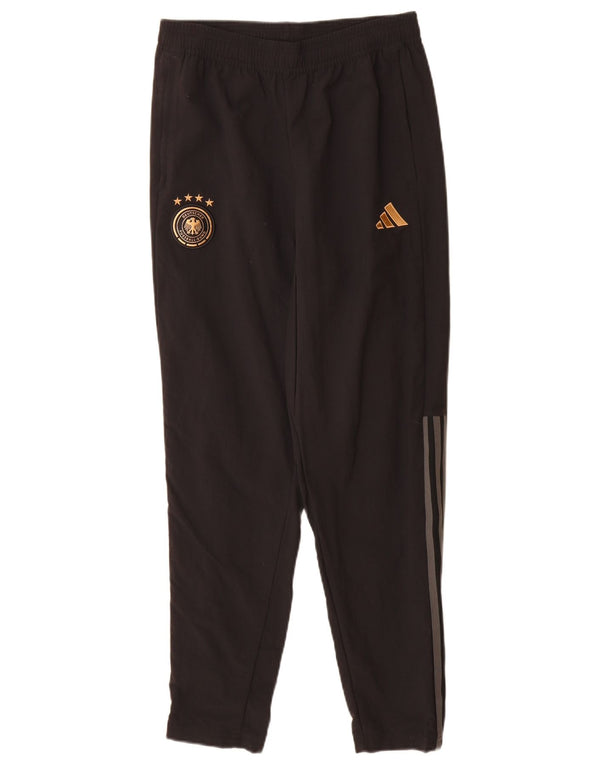 Pantaloni da tuta da uomo Adidas Deutscher Fussball Bund piccoli neri