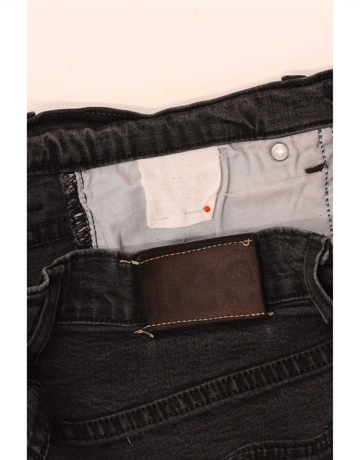 Lee Mens Straight Jeans W30 L27 Γκρι βαμβακερό