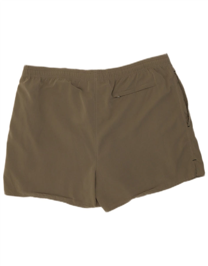 Adidas Mens Sport Shorts XL Khaki Polyester
