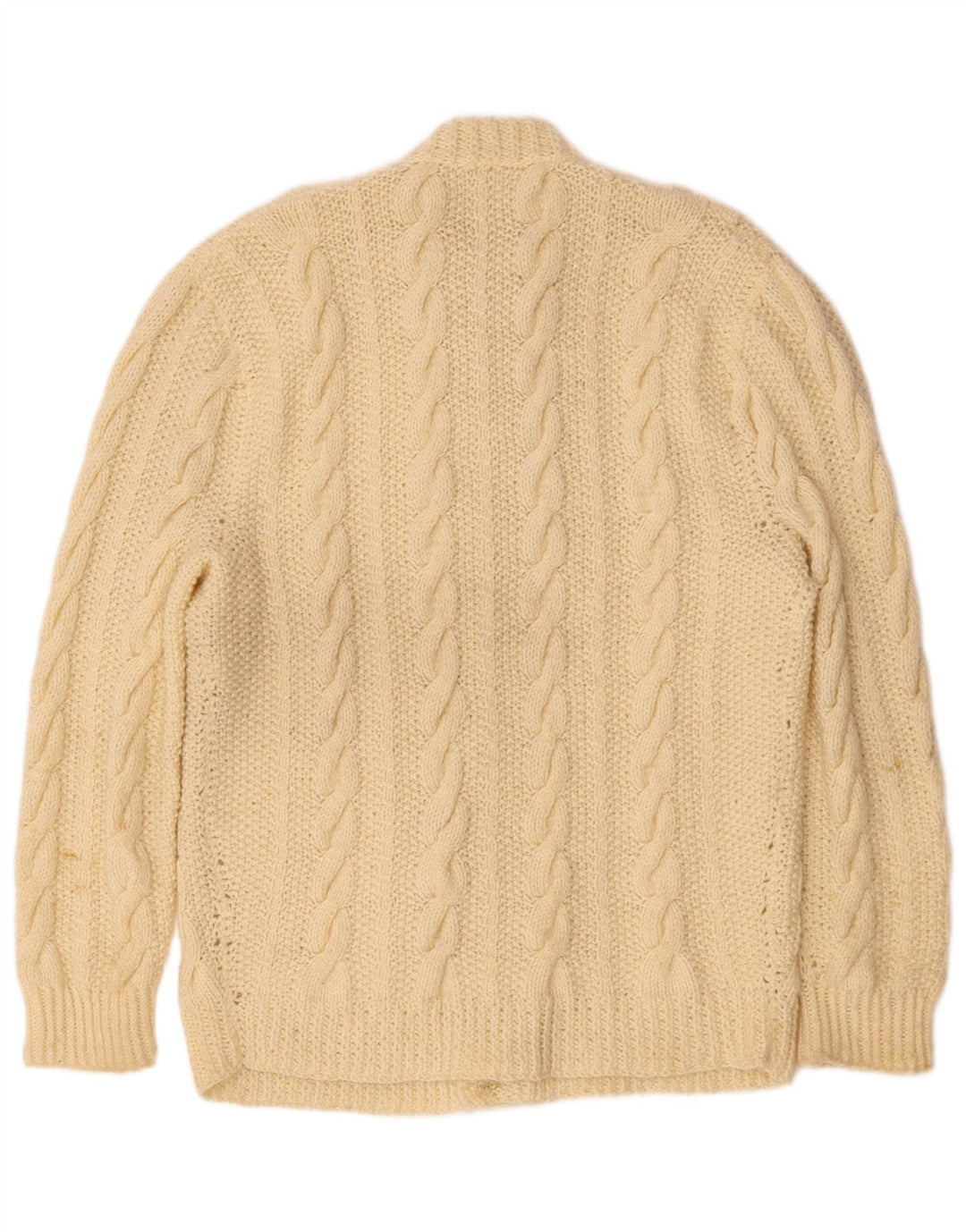 Cardigan Vintage pentru bărbați, mic, alb