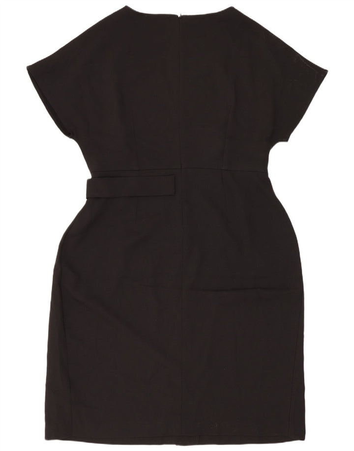 Oasis Womens Sheath Dress UK 16 Large  Black Polyester