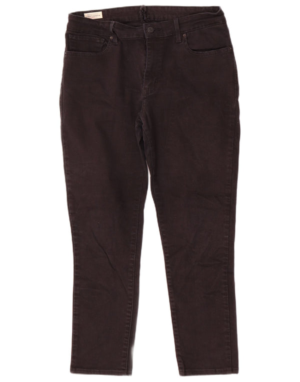 Jeans slim da donna Levi's W32 L26 cotone nero