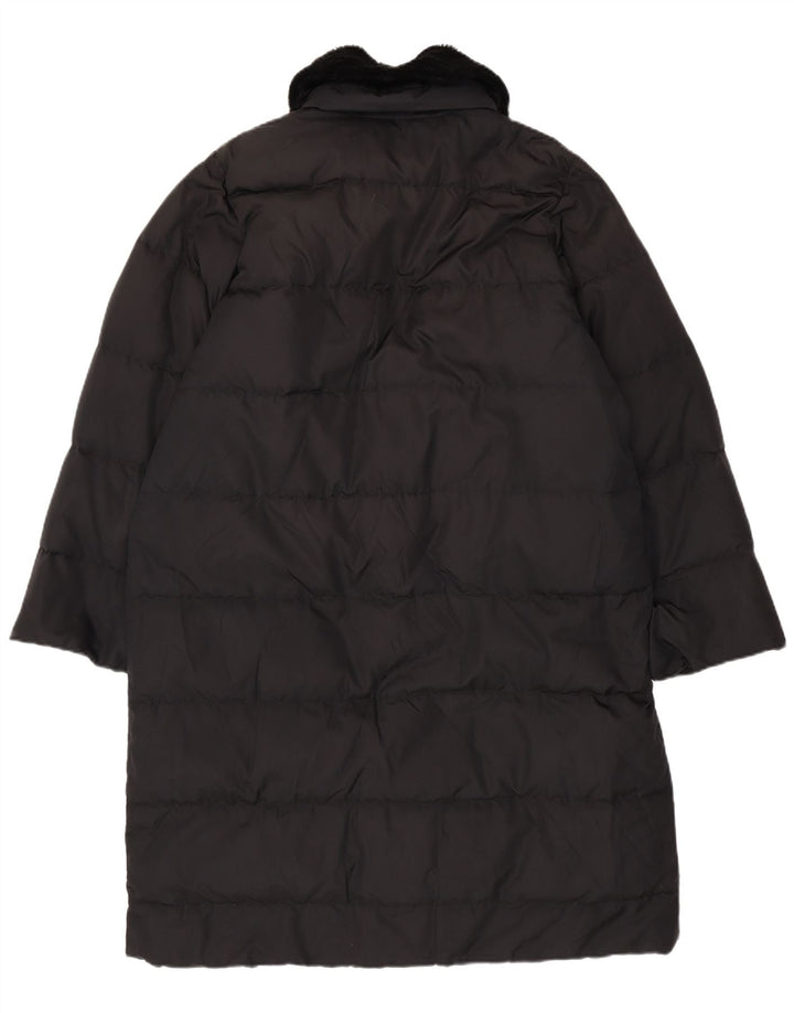 Cappotto imbottito oversize da weekend da donna Max Mara UK 12 medio nero in poliammide