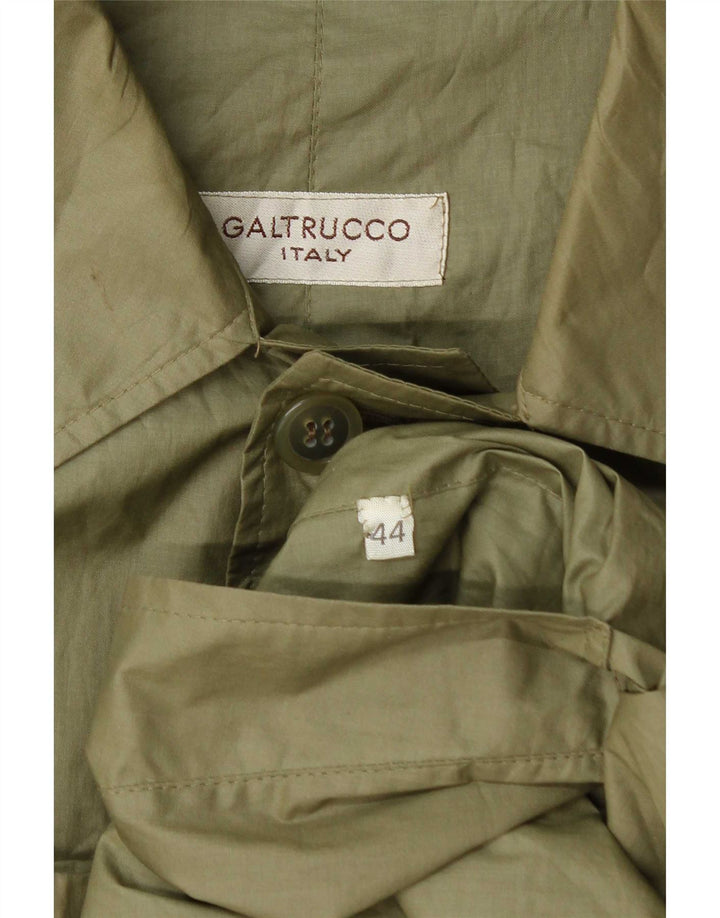 Galtrucco  Mens Overcoat IT 44 XS Green