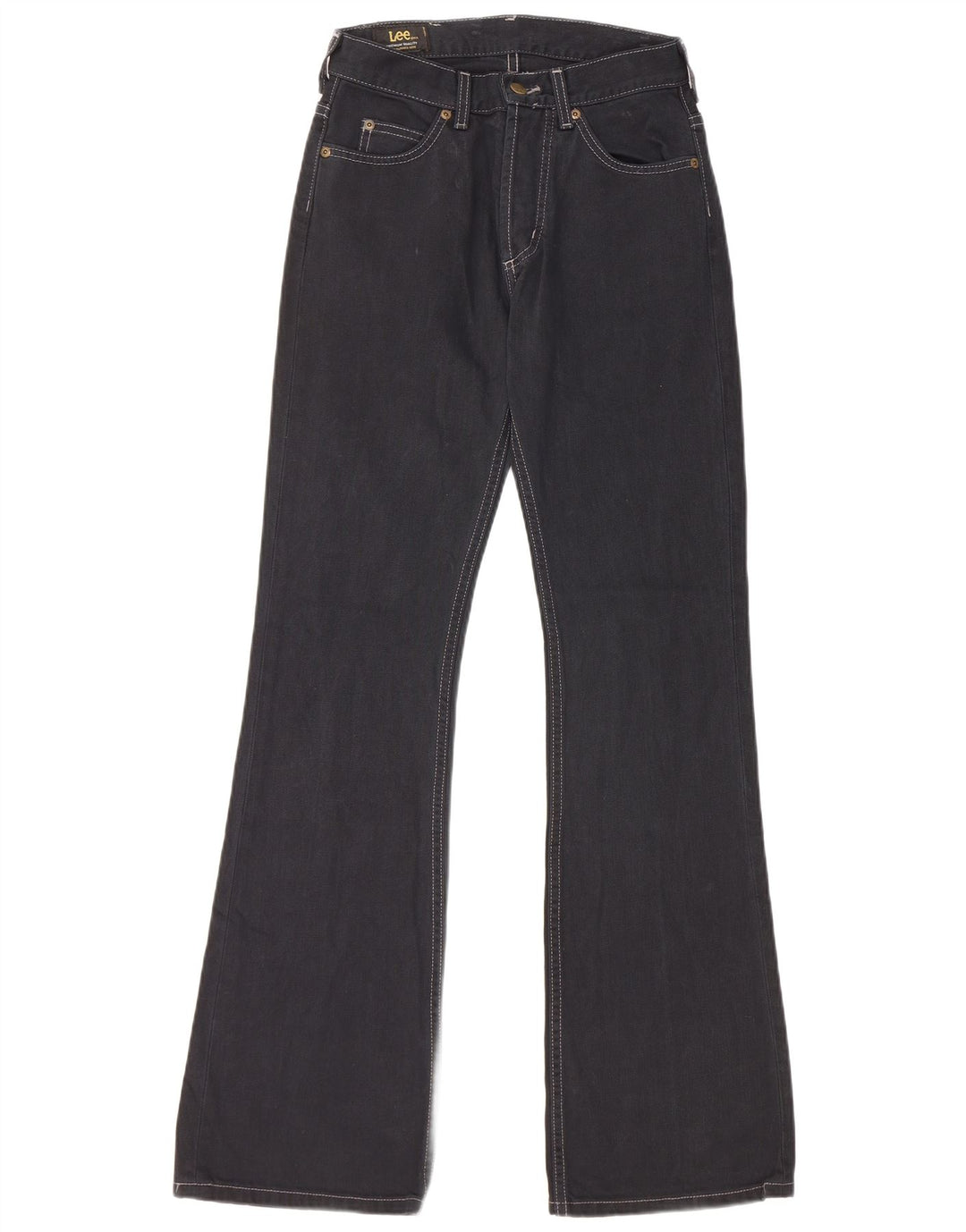 Lee Damen Schlagjeans W27 L32 Marineblau