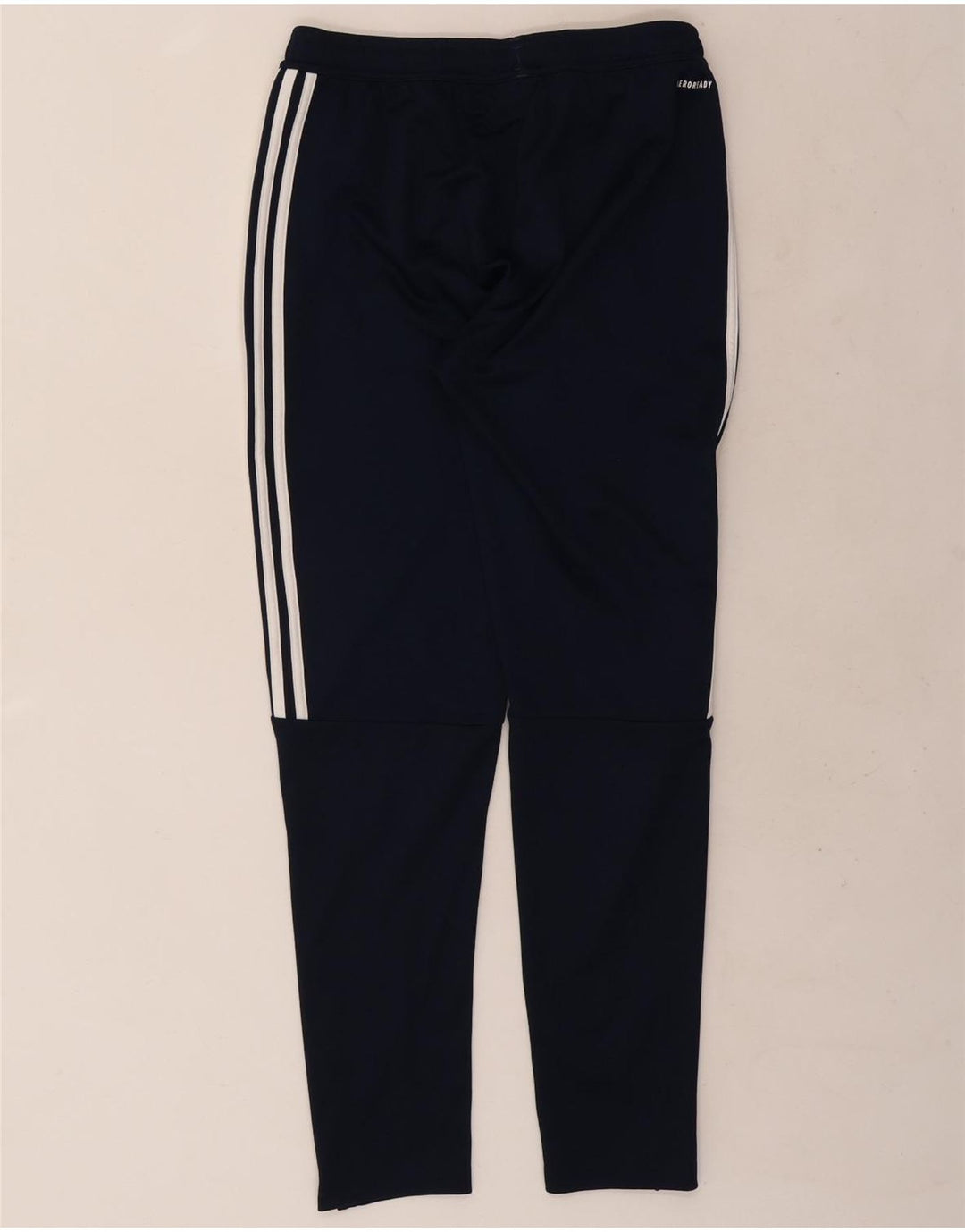 Adidas Mens Aeroready Tracksuit Trousers Medium Navy Blue Polyester