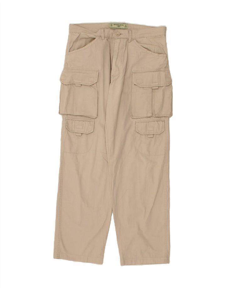 PACIFIC TRAIL Mens Straight Cargo Trousers W34 L31  Beige Vintage Pacific Trail and Second-Hand Pacific Trail from Messina Hembry 