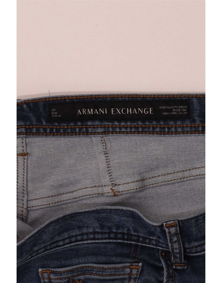 Armani Exchange Mens Slim Jeans W34 L32 Blue