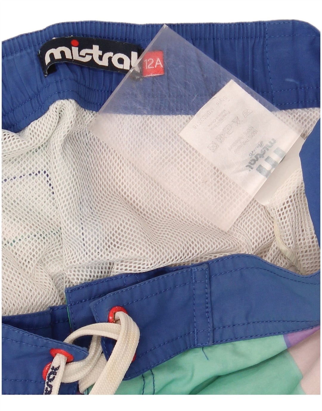 MISTRAL Boys Swimming Shorts 11-12 Years  Multicoloured Colourblock