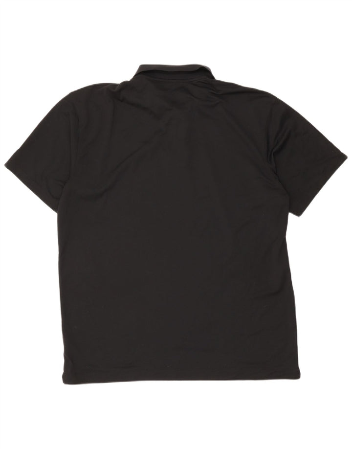Nike Mens Dri Fit Polo Shirt XL Black Polyester