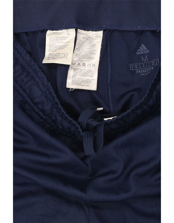 Adidas Mens Primegreen Tracksuit Trousers Medium Navy Blue Polyester
