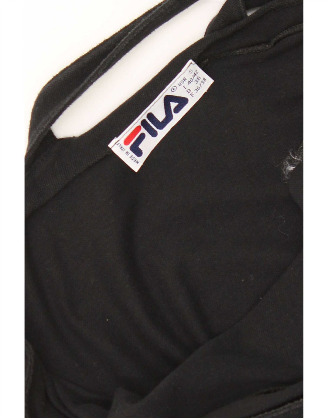 Fila Damen Neckholder-Kleid IT 40/42 Small Schwarz