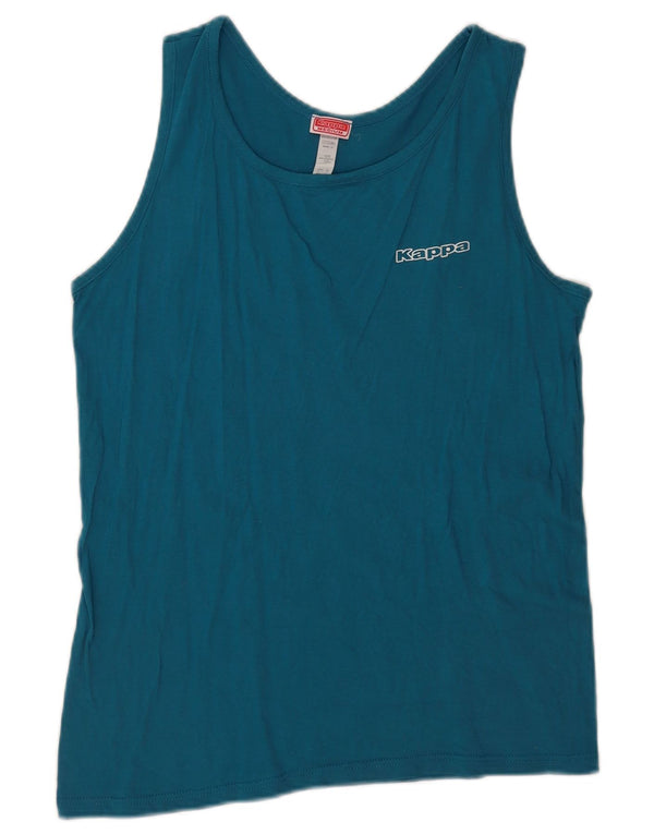 Canotta da donna Kappa UK 12 cotone blu medio