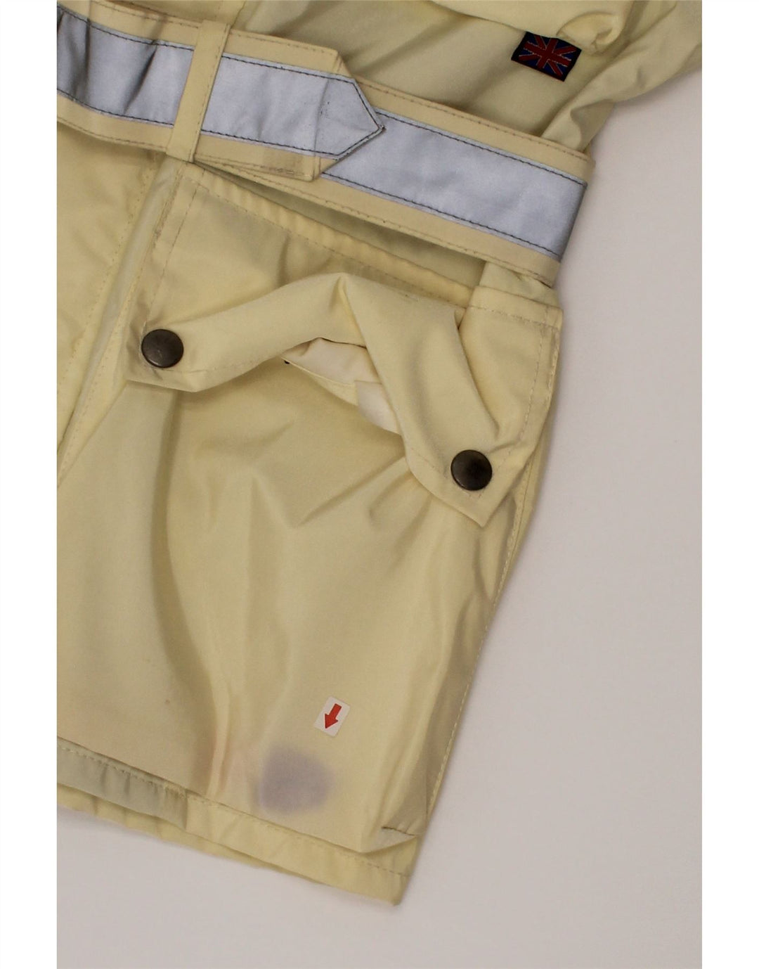Belstaff Utility-Jacke für Jungen, 7–8 Jahre, gelbes Nylon