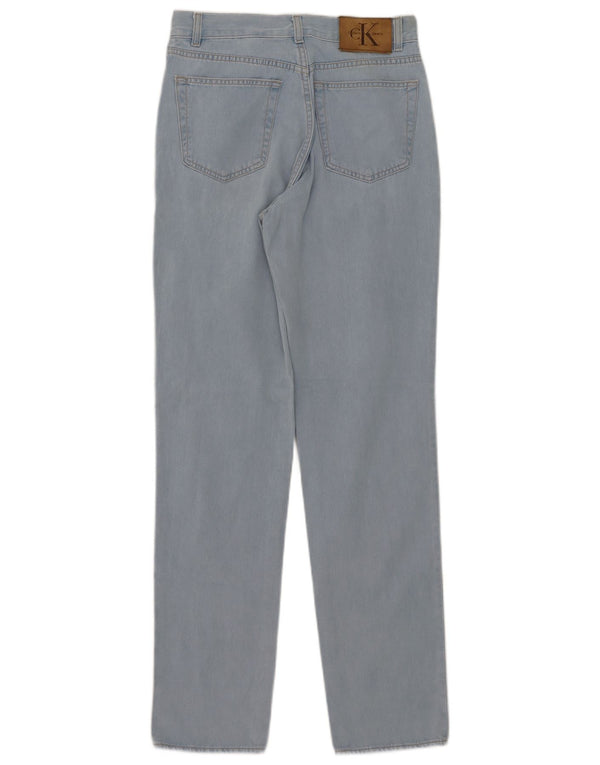 Jeans dritti da donna Calvin Klein W30 L32 cotone blu