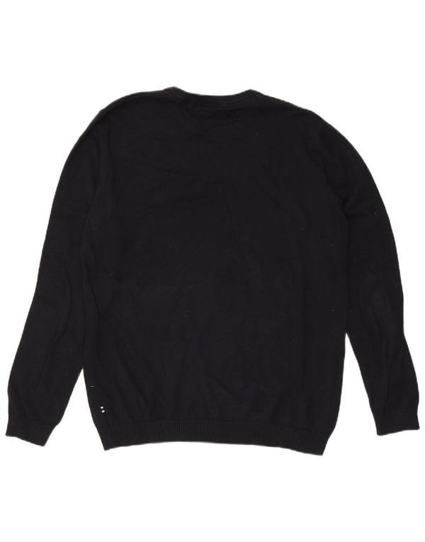 Jack & Jones herre sweater med rund hals XL marineblå bomuld