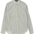 J. CREW Mens Shirt Small Blue Floral Cotton Vintage J. Crew and Second-Hand J. Crew from Messina Hembry 