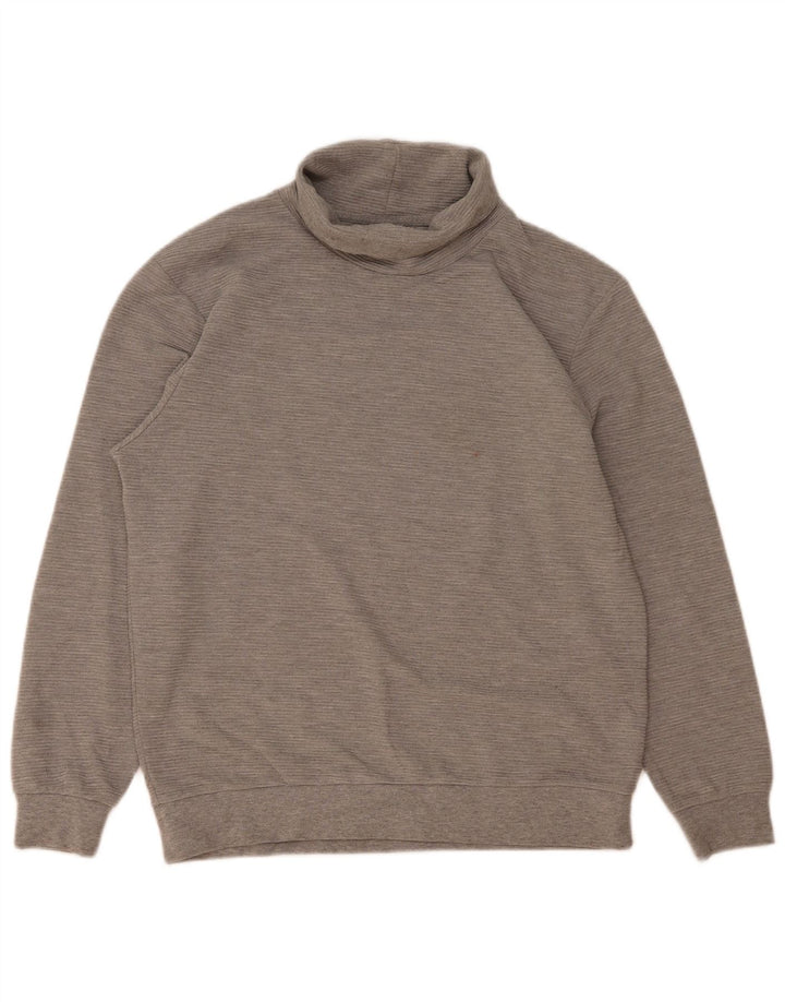 Zara Herre Rullehalstrøje Sweater Stor Grå Polyester
