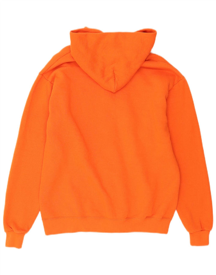 Lee Mens Zip Hoodie Sweater Medium Orange Cotton