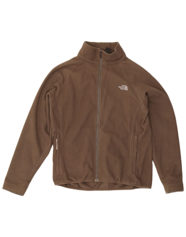 The North Face Womens Fleece Jacket UK 16 Large Brown