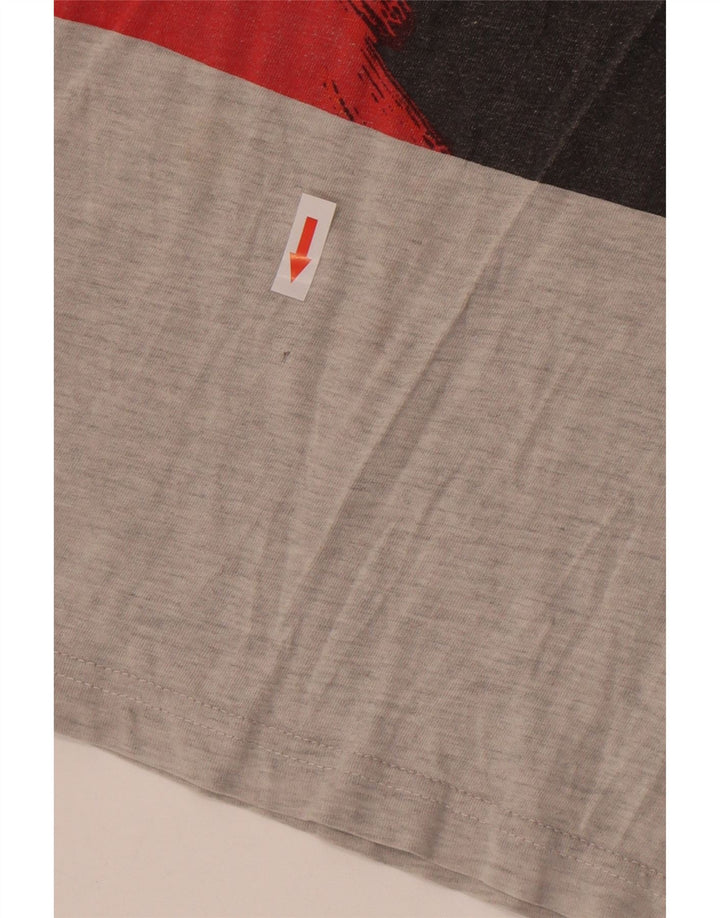 Saltrock Mens Graphic T-Shirt Top Medium Grey Cotton