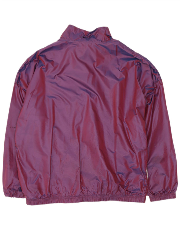 Nike Womens Oversized Graphic Tracksuit Top Jacket UK 10 Small Purple