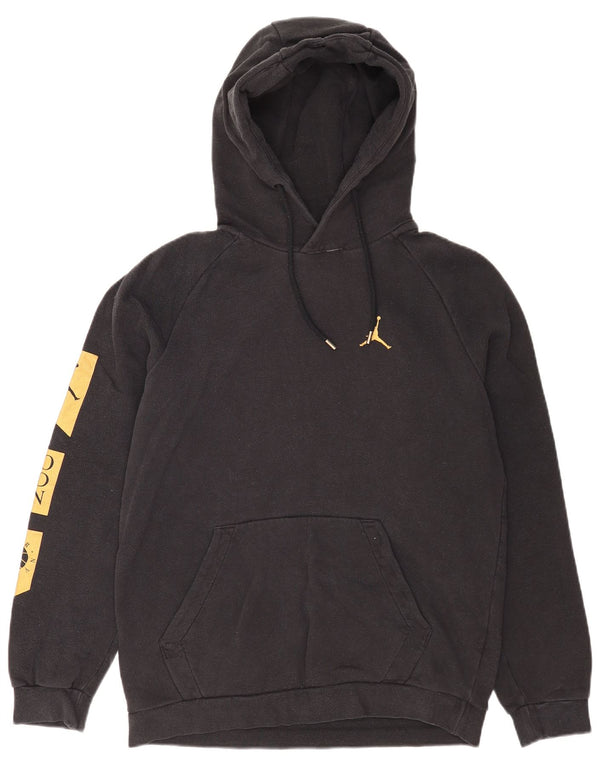 Jordan Mens Graphic Hoodie Jumper Medium Black Cotton