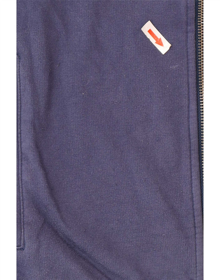 Champion Mens Tracksuit Top Jacket Small Navy Blue Polyester
