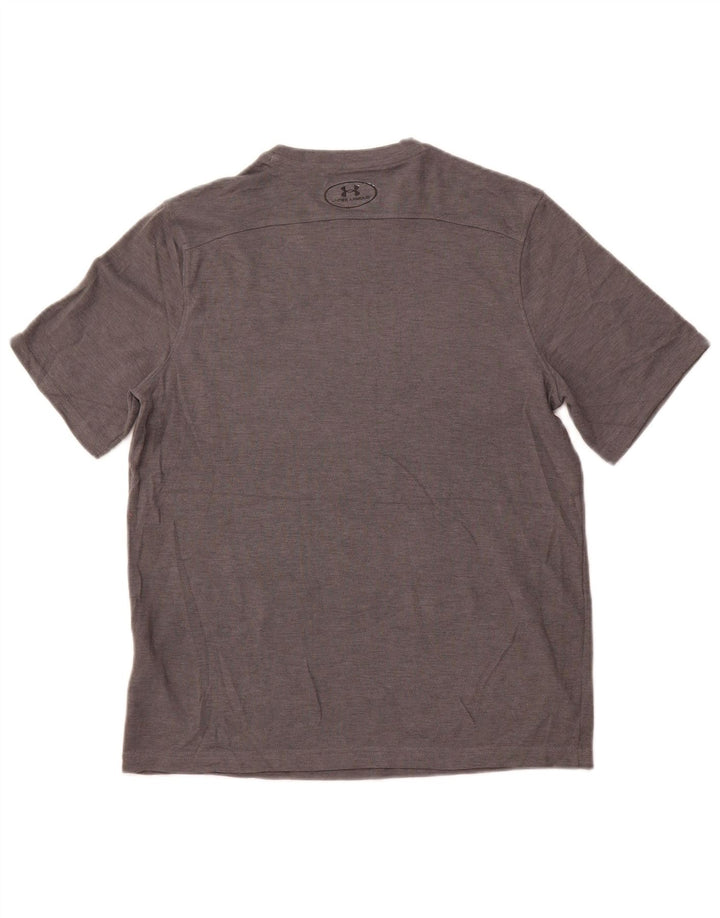 UNDER ARMOUR Mens Cold Gear T-Shirt Top Small Grey Polyester