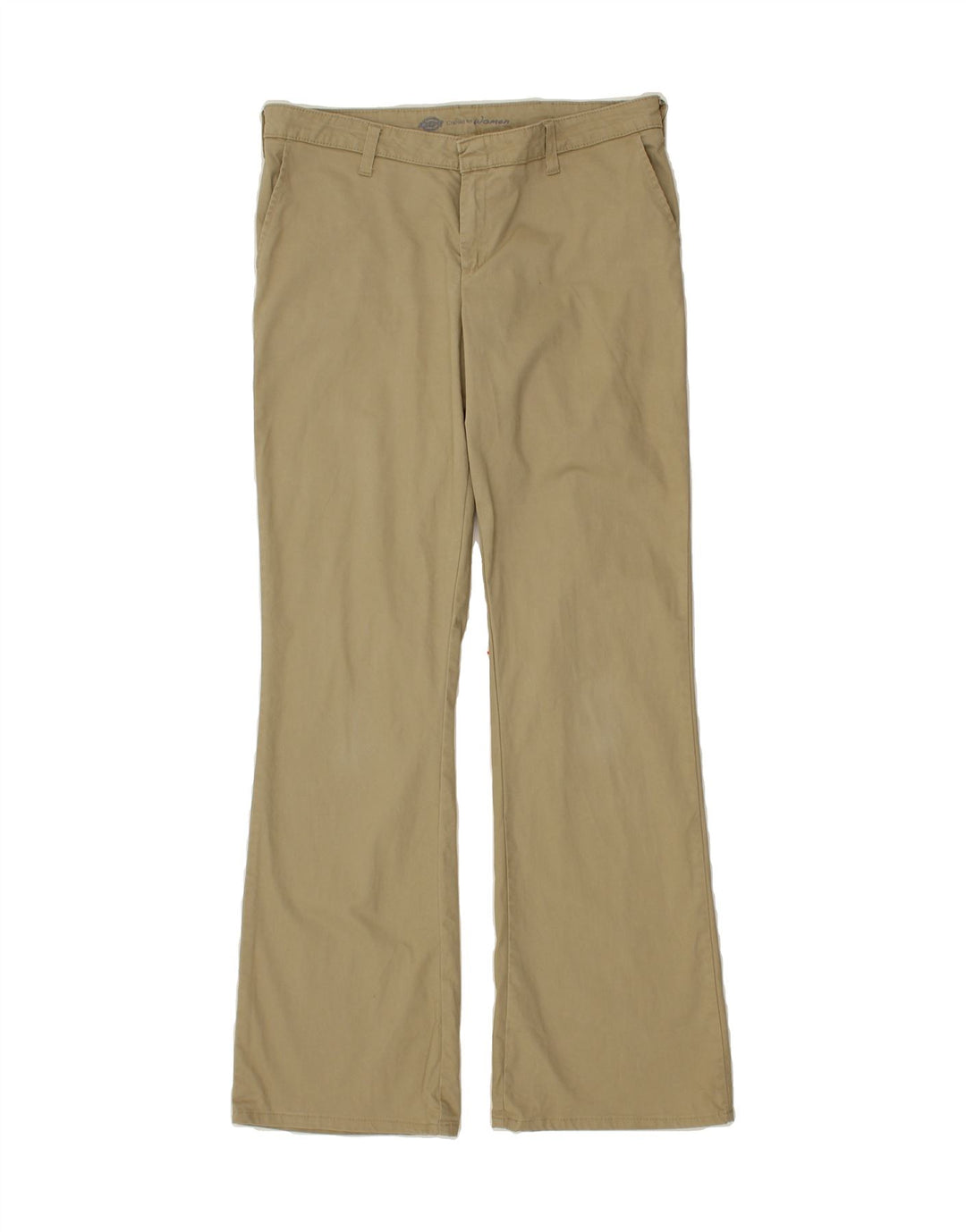 DICKIES Womens Slim Bootcut Chino Trousers W34 L34  Beige Cotton Vintage Dickies and Second-Hand Dickies from Messina Hembry 