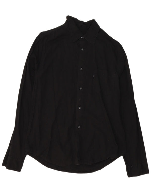 Calvin Klein Jeans Mens Shirt XL Black Cotton