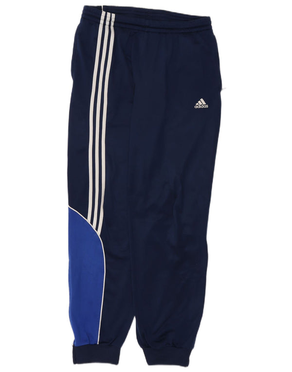 Adidas Mens Tracksuit Trousers Joggers UK 42/44 Medium  Navy Blue Polyester