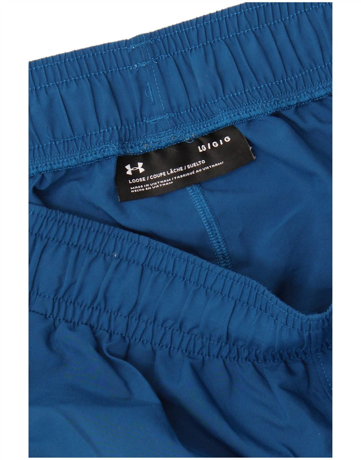 Pantaloncini sportivi grafici da uomo UNDER ARMOUR grandi blu