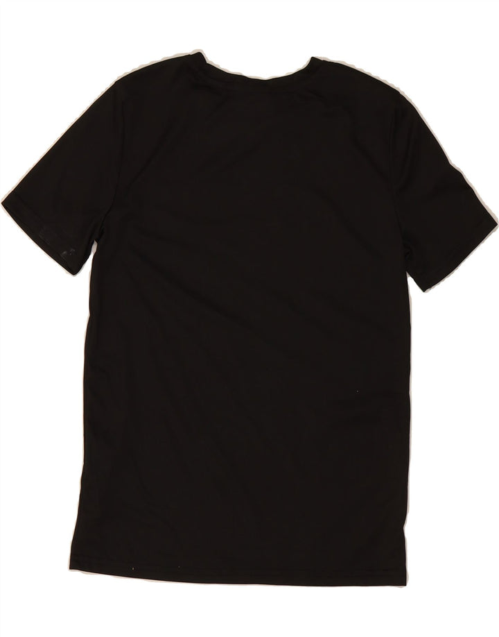 PUMA Boys Graphic T-Shirt Top 10-11 Years Medium Black Polyester Vintage Puma and Second-Hand Puma from Messina Hembry 