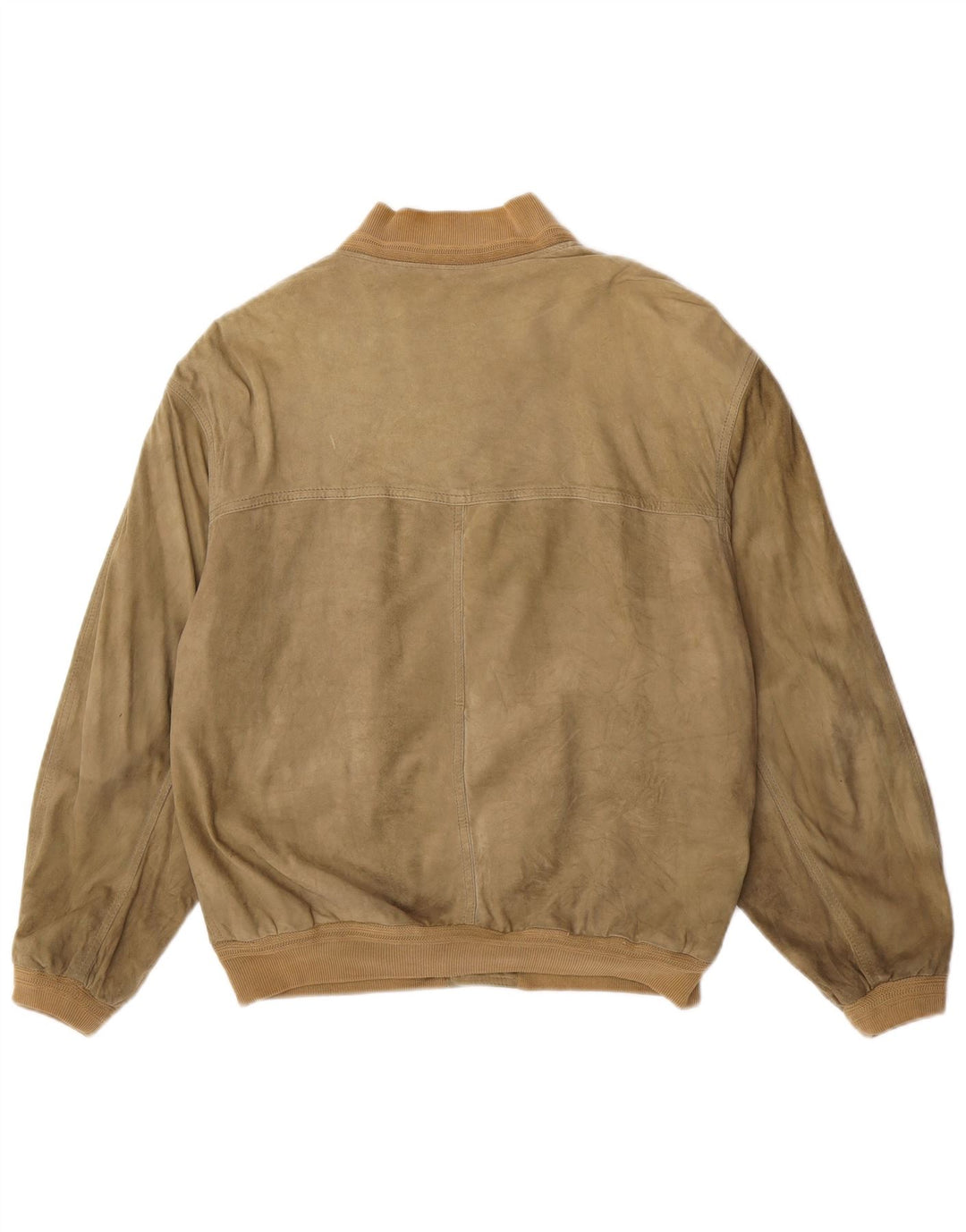 Giubbotto bomber in pelle scamosciata da uomo Scout UK 40 grande verde