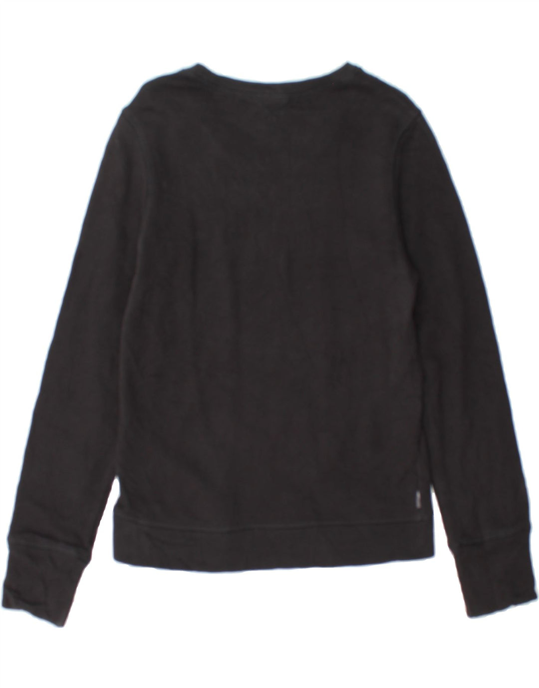 ADIDAS Womens Sweatshirt Jumper UK 12 Medium Black Cotton Vintage Adidas and Second-Hand Adidas from Messina Hembry 