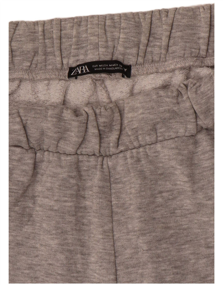 Zara Womens Tracksuit Trousers Joggers UK 14 Medium Grey