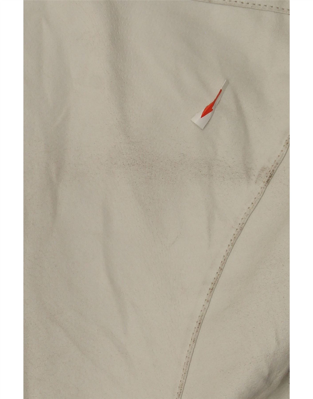 Oviesse Womens Leather Jacket IT 48 XL White Leather