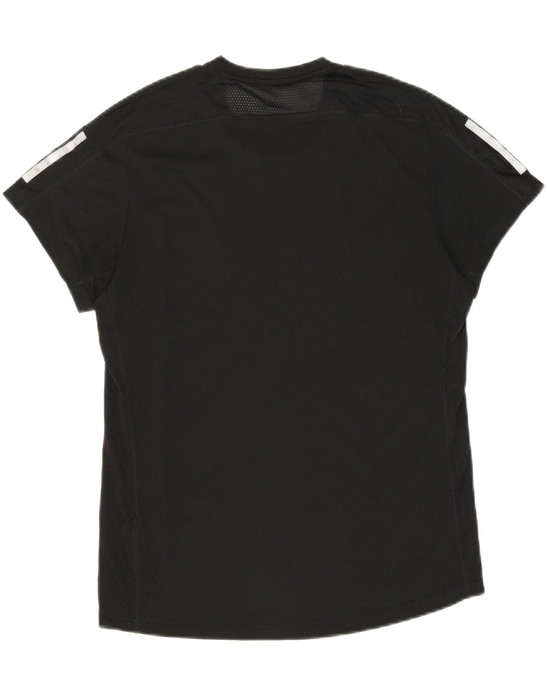 ADIDAS Mens T-Shirt Top Medium Black Polyester Vintage Adidas and Second-Hand Adidas from Messina Hembry 