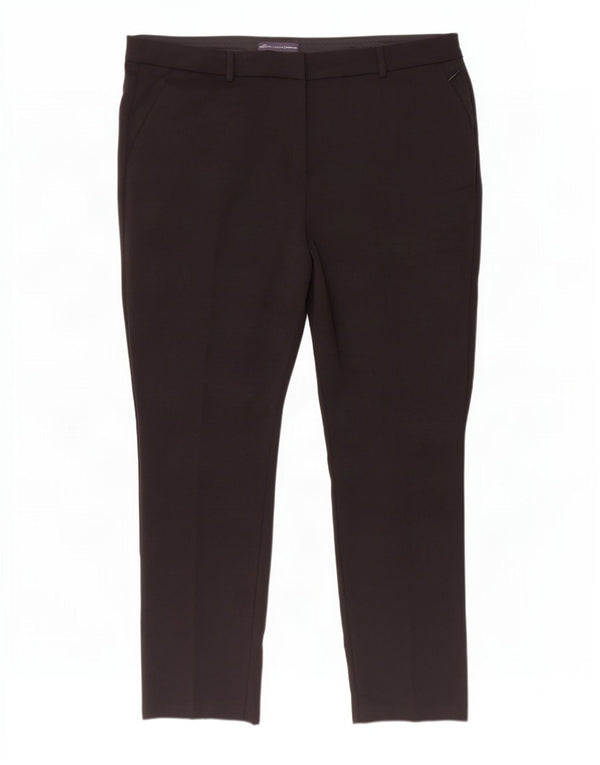 Marks & Spencer Dame Moderne Slim Casual Bukser UK 20 2XL W40 L30 Sort