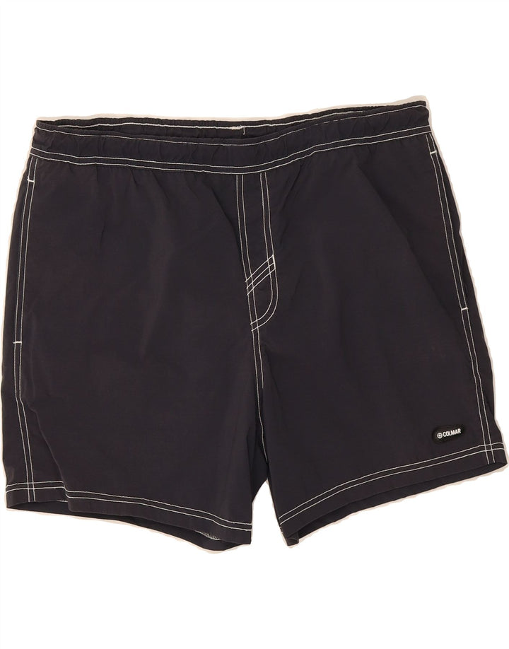 COLMAR Mens Swimming Shorts IT 54 Large  Navy Blue Polyamide Vintage Colmar and Second-Hand Colmar from Messina Hembry 