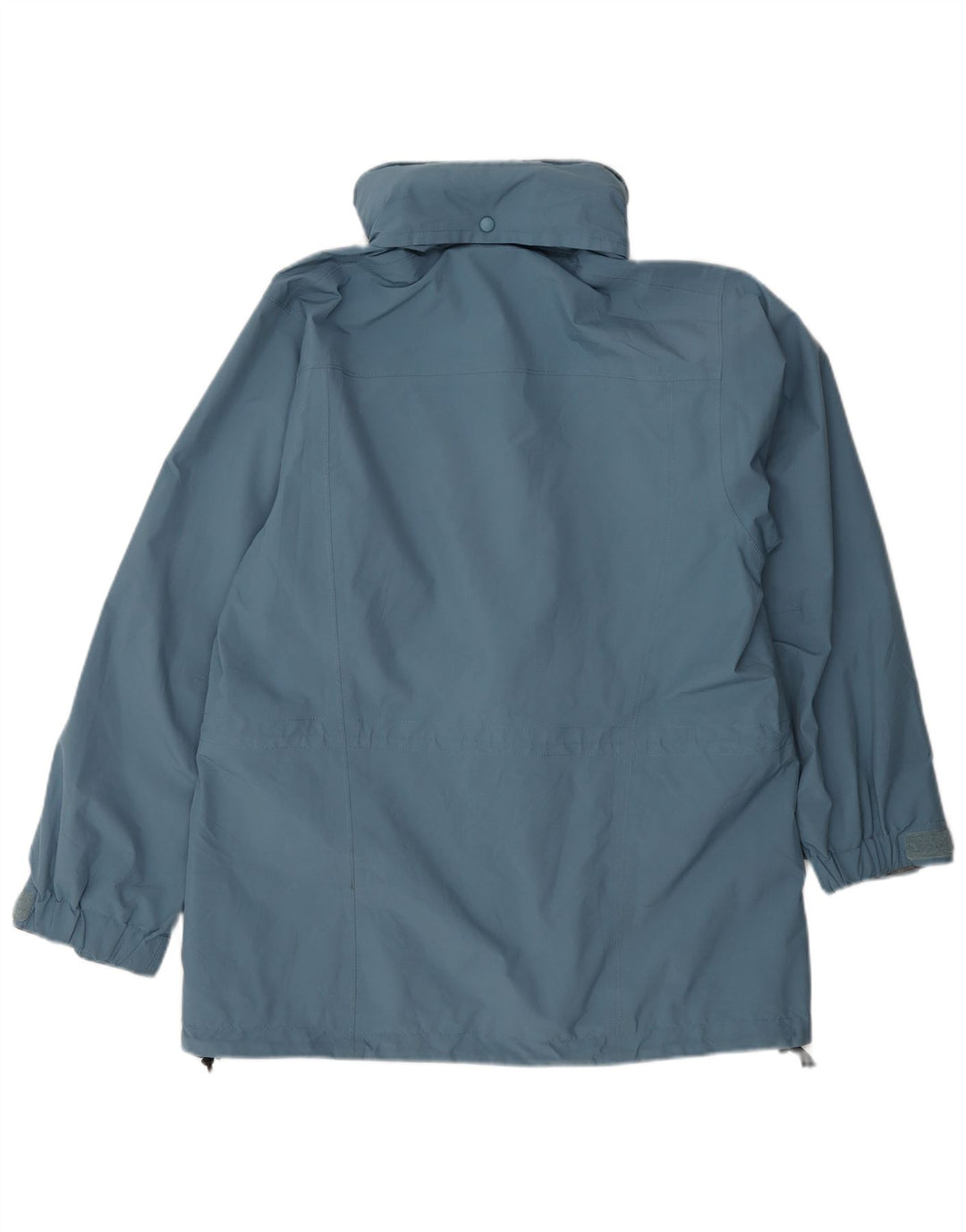 MOUNTAIN EQUIPMENT Veste de pluie à capuche pour femme UK 14 Bleu moyen Polyester