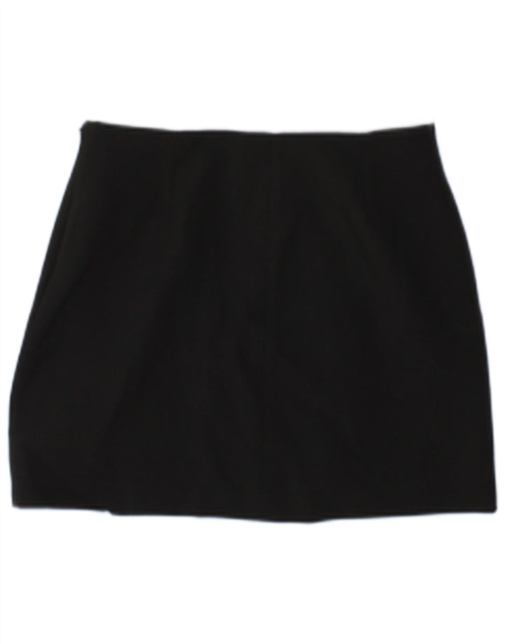 Zara Womens Mini Skirt Small W26  Black Polyester