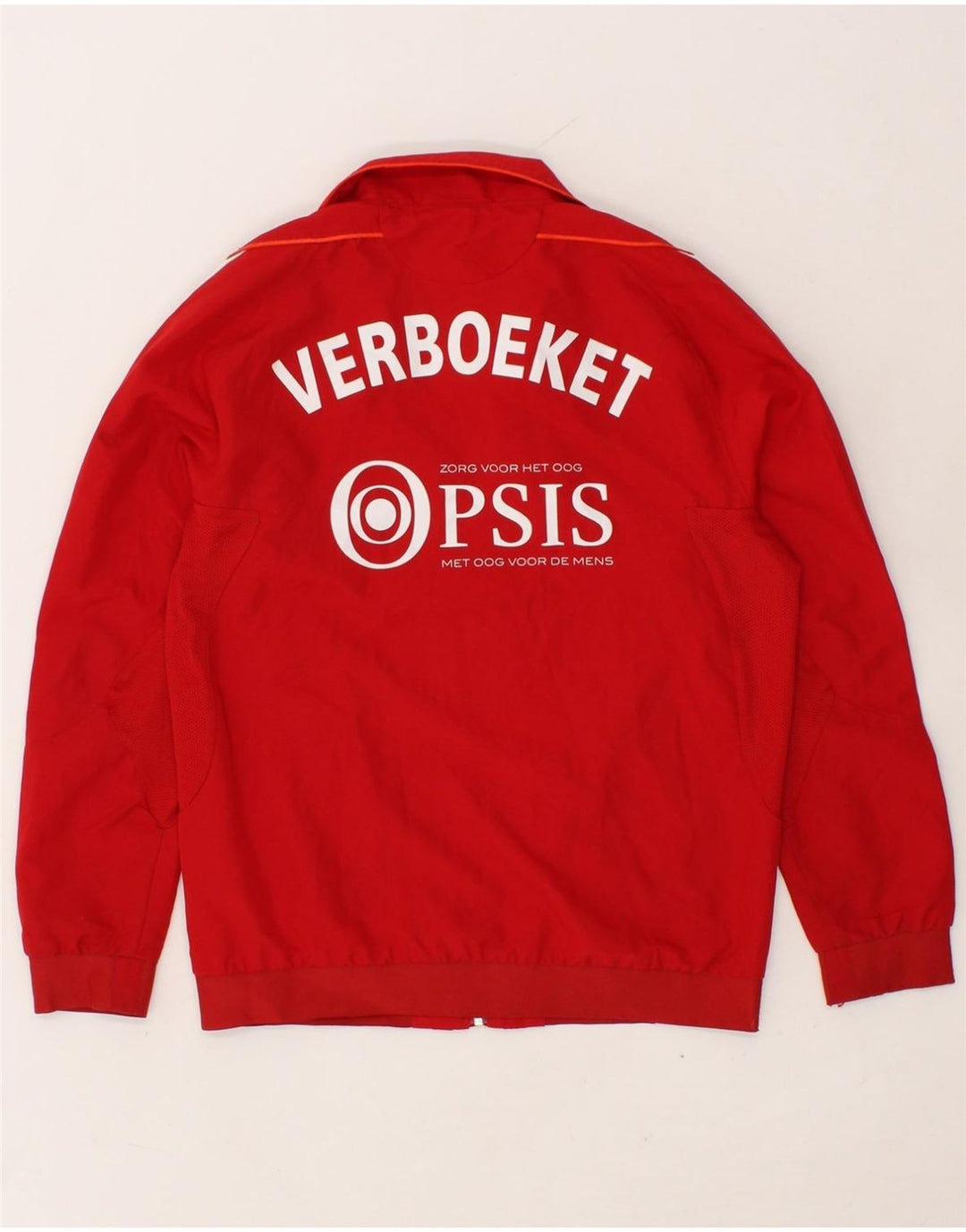 ADIDAS Boys Climalite Graphic Tracksuit Top Jacket 11-12 Years Red Vintage Adidas and Second-Hand Adidas from Messina Hembry 