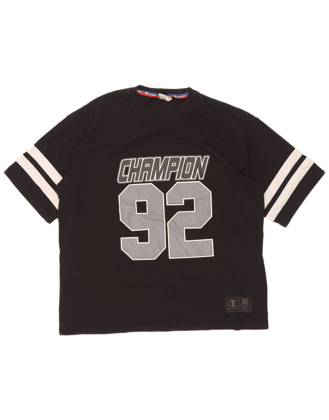 Męski T-shirt Champion z grafiką, średni czarny