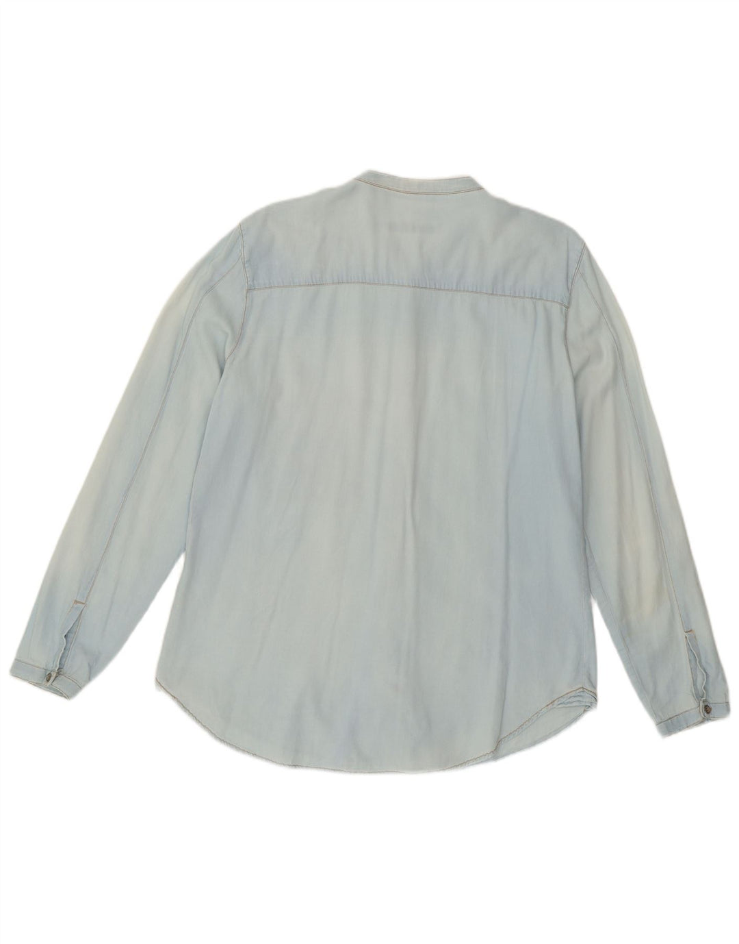 ZARA Womens Shirt UK 16 Large Blue